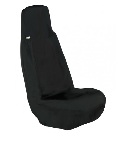 Black Universal Front Seat Cover UFBLK201